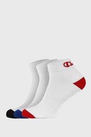 3 pari nogavic Champion Ankle, nizke, bele 3 pari nogavic Champion Ankle, nizke, bele
