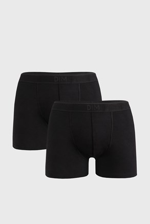 Dvojno pakiranje moških boksaric DIM Soft, črne barve Dvojno pakiranje moških boksaric DIM Soft, črne barve