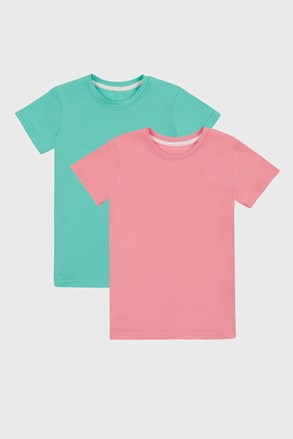 2 PACK dekliških basic majic
