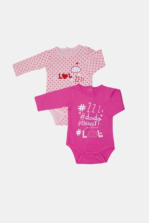 2 PACK dekliški bodi Cute 2 PACK dekliški bodi Cute