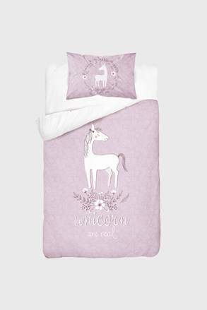Bambusova posteljnina za otroške posteljice Unicorn