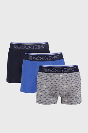 3 PACK modrih boksaric Reebok Corey 3 PACK modrih boksaric Reebok Corey