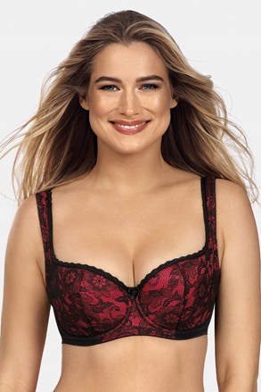 Modrček Natalia Half Bardot Glamour podložen Modrček Natalia Half Bardot Glamour podložen