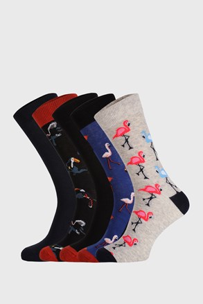 5 PACK nogavice JACK AND JONES Jacsummer 5 PACK nogavice JACK AND JONES Jacsummer