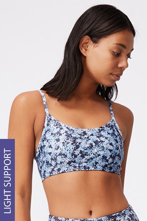 Moder športni modrček Yoga Crop Moder športni modrček Yoga Crop