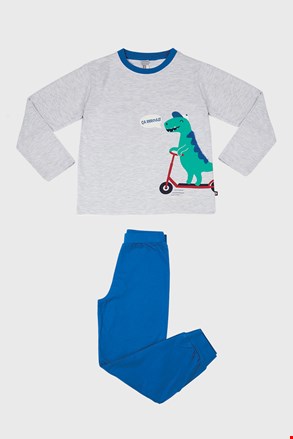 Siva fantovska pižama Dino