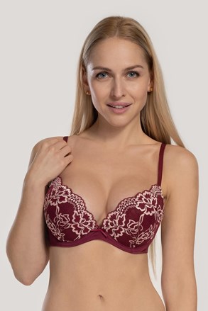 Modrček Lianne Push-Up, bordo Modrček Lianne Push-Up, bordo