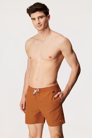 Oranžne kopalne hlače David 52 Basic
