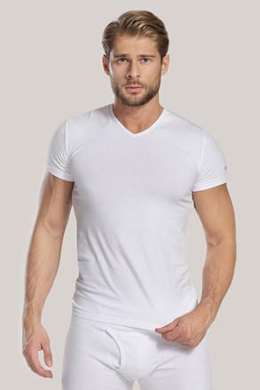 Moška majica V neck, bela Moška majica V neck, bela