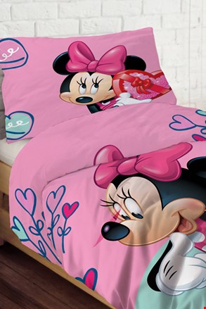Dekliška posteljnina Minnie Hearts