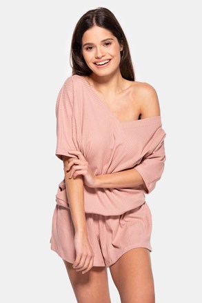 Ženska kratka bombažna pižama Rose Ženska kratka bombažna pižama Rose