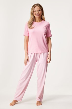 Dolga bombažna pižama Pink Dream