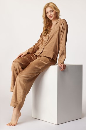 Ženska satenasta pižama DKNY Festive