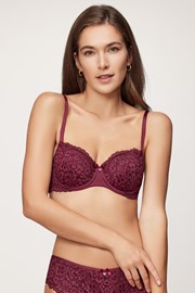 Podložen modrček Hunkemöller Rose Wine
