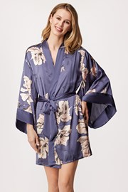Satenasti kimono Hunkemöller Satin Bloom