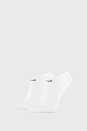 2 PACK bele ženske nogavice Calvin Klein Leanne