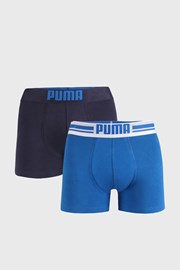 2 PACK modrih boksaric Puma Placed Logo