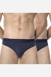 2 kosa moških spodnjic ROSSLI Stripes Blue
