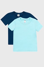 2 PACK modrih fantovskih majic