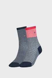 2 PACK ženske nogavice Tommy Hilfiger Argyle III