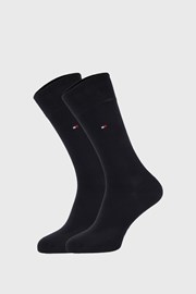 2 PACK temnomodre nogavice Tommy Hilfiger Classic