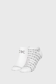 2 PACK bele ženske nogavice Calvin Klein Callie