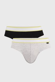 2 PACK sivo-črnih spodnjic Patrick