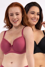 2 PACK podloženih modrčkov Rita Pink
