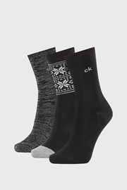 3 PACK ženske nogavice Calvin Klein Isla