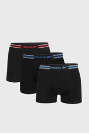 3 PACK črnih boksaric Reebok Farrell
