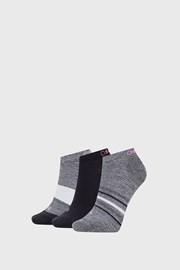 3 PACK črne ženske nogavice Calvin Klein Clare