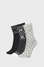 3 PACK ženske nogavice Calvin Klein Isle I