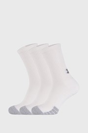 3 PACK bele visoke nogavice Under Armour