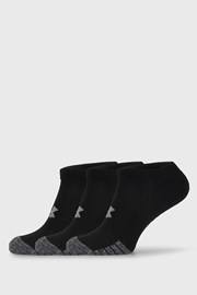 3 PACK črne nogavice Under Armour