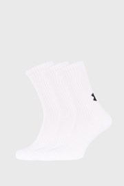 3 PACK bele visoke nogavice Core Under Armour