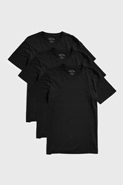 3 PACK črna majica Austin