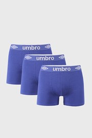 3 PACK modre boksarice Umbro BIO 3 PACK modre boksarice Umbro BIO