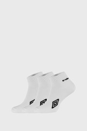 3 PACK nizke bele nogavice Umbro