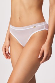 Klasične hlačke Gossard Glossies White