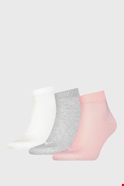 3 PACK nogavice Puma Quarter Plain Pink 3 PACK nogavice Puma Quarter Plain Pink