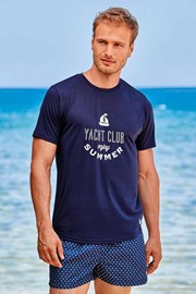 Temnomodra majica Yacht Club Temnomodra majica Yacht Club