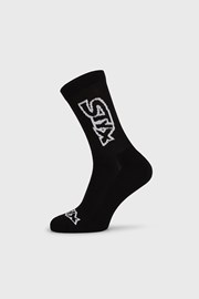 Črne visoke nogavice STYX Logo
