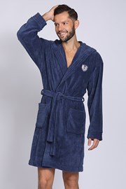 Moški kopalni plašč Ivo Navy Moški kopalni plašč Ivo Navy