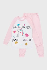 Dekliška svetleča pižama Unicorn Dream