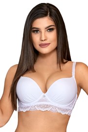 Modrček Victoria Double Push-Up, beli