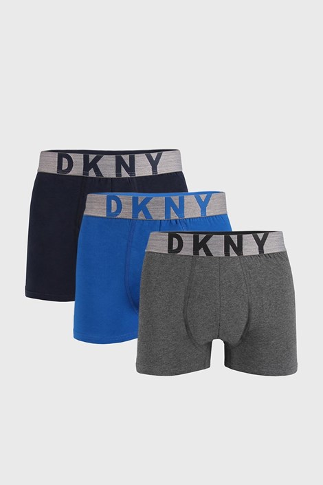 3 PACK modro-sivih boksaric DKNY Cullman