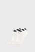 2 PACK bele ženske nogavice Calvin Klein Spencer 2P10001900wht_pon_01