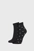 2 PACK črne ženske nogavice Calvin Klein Gretchen 2P10002168blk_pon_01