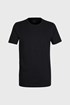 2 PACK črnih majic bugatti z O-izrezom 2P_50152_930_tri_03