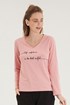Ženska roza majica z dolgimi rokavi 50361Pink_tri_01